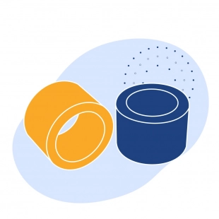 Втулка бронзовая 70 мм БРОС10-10