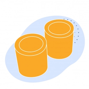 Капролоновая втулка 350х1400 мм кремовая ПА 6