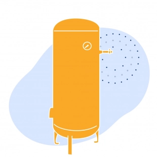 Ресивер 0.9 м3 1 МПа