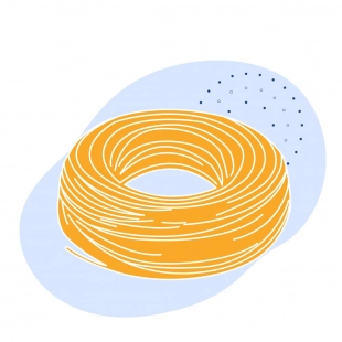 Канат авиационный оцинкованный (С) 5 мм 6х7(1+6)+1х7(1+6) ГОСТ 2172-80