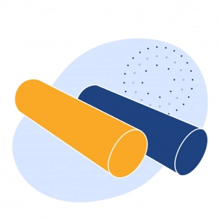 Текстолит стержневой 50x500 мм ГОСТ 5385-74