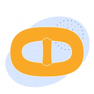 Якорное звено увеличенное с распоркой ГОСТ 228-79 73x438x92x263 мм