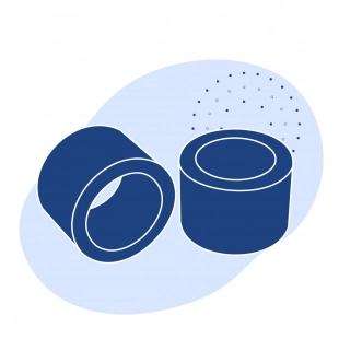 Втулка бронзовая 70 мм БРОС10-10