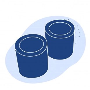 Капролоновая втулка 350х1400 мм кремовая ПА 6