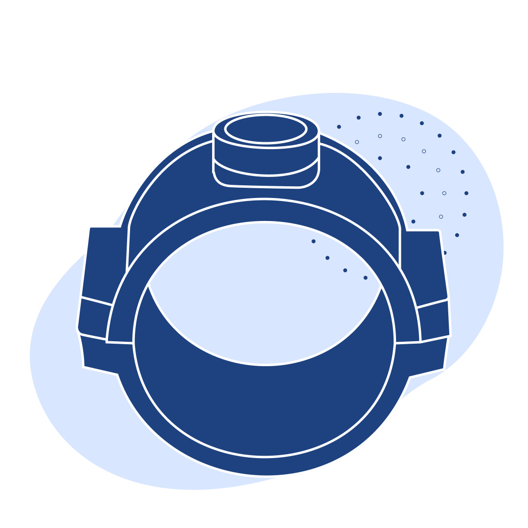 Хомут ПНД Ду 125 мм